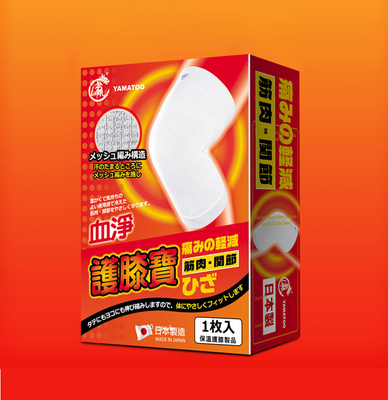 【YAMATOO】血凈護膝寶 日本製 筋肉・関節 痛みの軽減 1枚入