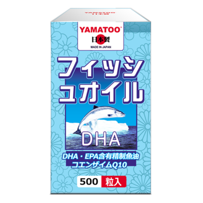 【YAMATOO】DHA DHA·EPA精製魚油 500粒/瓶